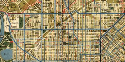 Đường phố, bản đồ của Philadelphia