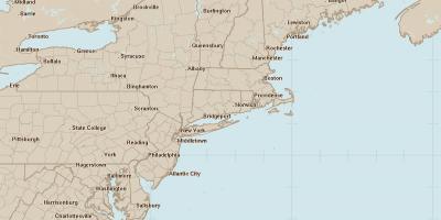Radar bản đồ Philadelphia