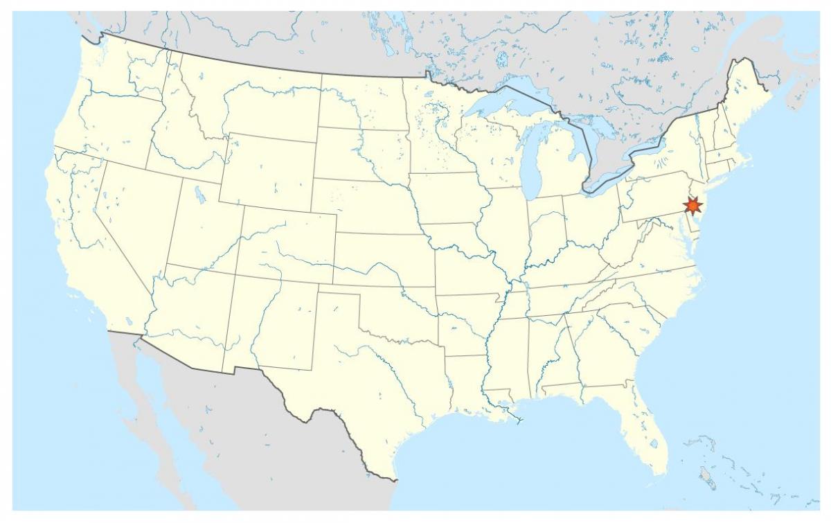 Philadelphia trên bản đồ thế giới