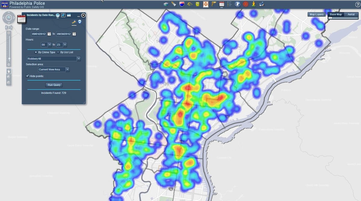 Philly an toàn bản đồ