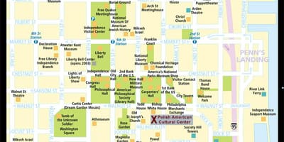 Bản đồ của lịch sử Philadelphia
