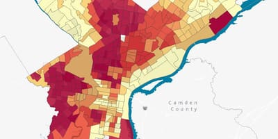 An toàn bản đồ Philadelphia