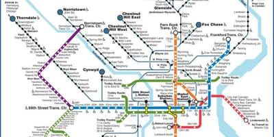 Septa bản đồ Philadelphia