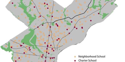 Philadelphia học khu bản đồ