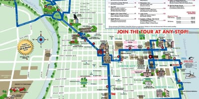 Xe đẩy bản đồ Philadelphia